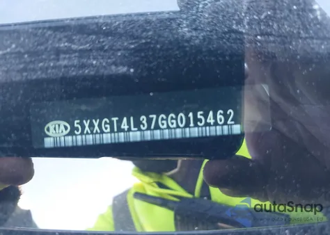 2016 Kia Optima Lx z USA, uszkodzony, nr VIN 5XXGT4L37GG015462